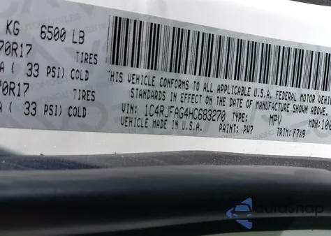 2017 Jeep Grand Cherokee Laredo 4X4 from USA, damaged, VIN 1C4RJFAG4HC683270